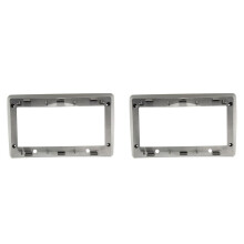 2X 2 Din Autoradio Fascia voor  Starex/H1 2007-2015 DVD Stereo Frame Plaat Adapter Montage Dash Installatie Bezel