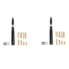 2X Antenna Replacement Short Radio Antenna for  F150 F250 F350 Super Duty Raptor  RAM 1500 2500 3500, Black