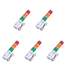 5X AC/ 24V Röd GröN Gul LED-Lampa Industrial Tower Signal Light