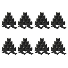 96 Rolls of Non-Woven Self-Adhesive Bandage Outdoor Sports Tape Finger Joint Bandage 5cm x 4.5M Black