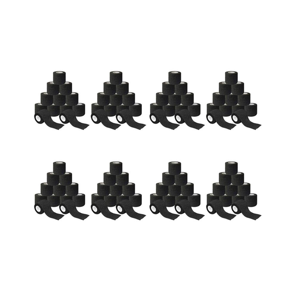 Typecat Black 96 Rolls Of Non-Woven Self-Adhesive Bandage Outdoor Sports Tape Finger Joint Bandage 5Cm X 4.5M