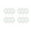 12 Pack 10 Polegadas SublimaçãO Wind Spinner Blanks 3D Wind Spinners para Quintal e Ornamentos de Arte de Jardim DecoraçãO Suspensa 1