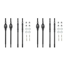2set Steel Metal Front and Rear Axle Drive Shaft CVD for Axial SCX10 II 90046 1/10 AR44 Axle Upgrade Parts