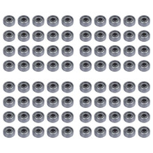 80 Pcs 624ZZ 4mm X 13mm X 5mm Carbon Steel Shielded Radial  Bearings Deep   Bearings
