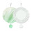 12 Pack 10 Polegadas SublimaçãO Wind Spinner Blanks 3D Wind Spinners para Quintal e Ornamentos de Arte de Jardim DecoraçãO Suspensa 8