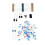 2X DIY Electronic Kit  4.5-5V Swing Wind Chime Windbell Soldering Project Practice Learning Kit, with Acrylic Case 7