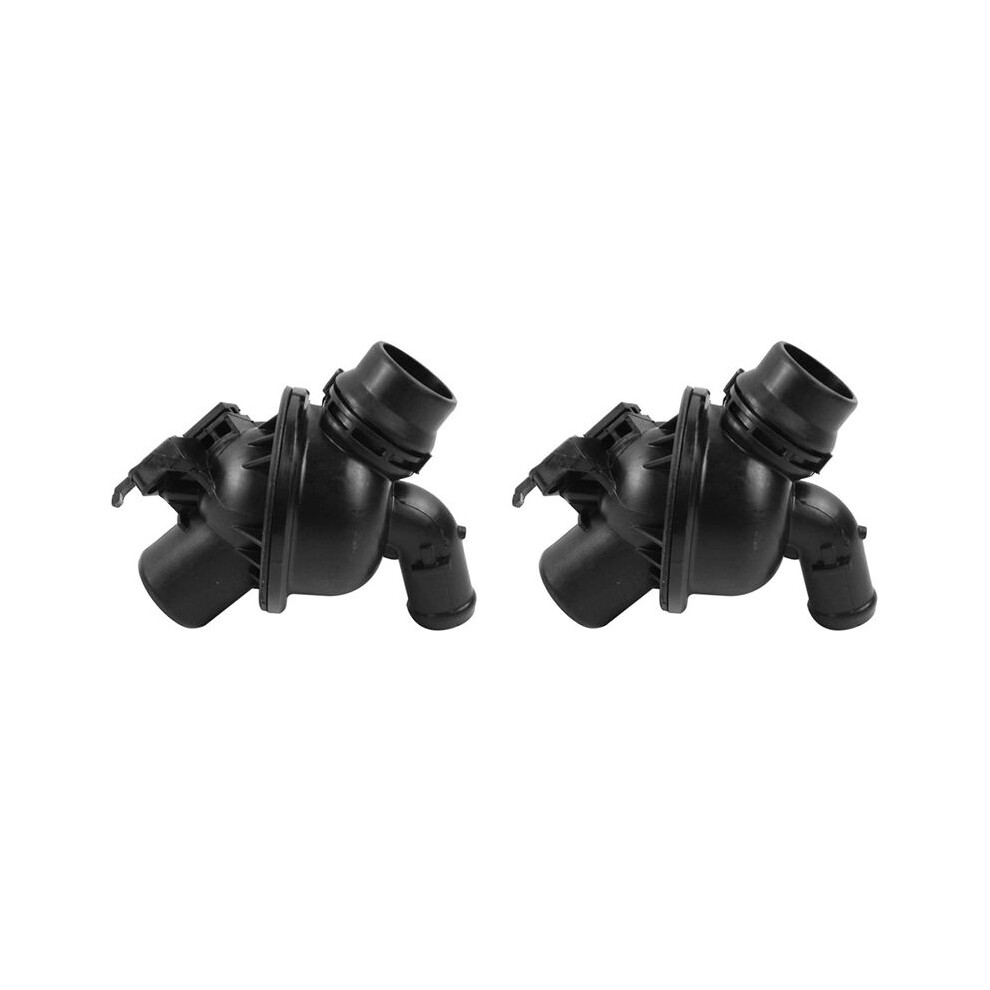 2X Coolant Thermostat Thermostat Assembly 11537580627 11538671517 For- 5 7 Series F10 523I 528I 530I F11 F01 F02 F03 4713297525366