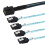 2X Internal  SAS to  Cable, SFF-8643 to  Forward Breakout Compatible with  Controller Hard Drive (3.3Ft) 4