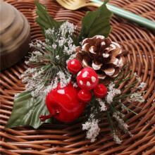 2X Tablecloth Ring Napkin Ring Christmas Table Decoration Christmas An Fruit Napkin Buckle()