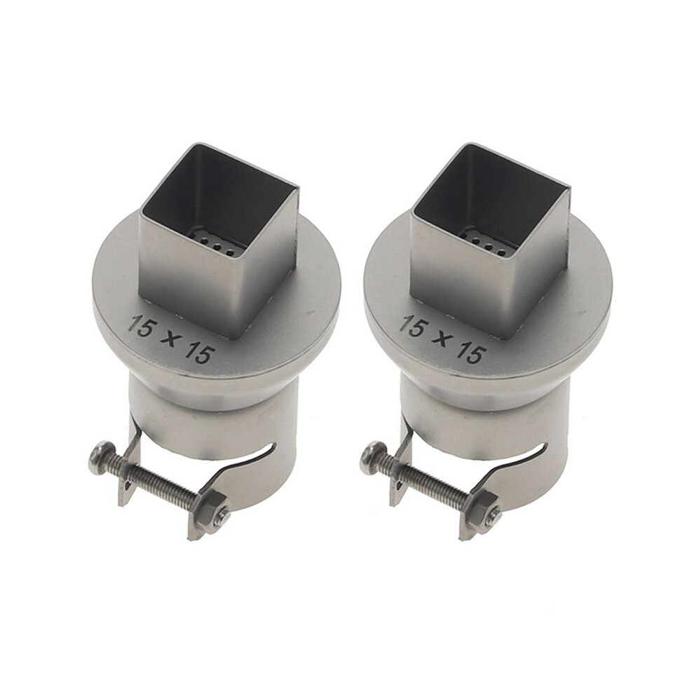2Pcs Bga Nozzle Smd Welding Nozzle 850 Hot Air Welding Station Nozzles,Universal Bga Nozzle Welding Accessories 15X15mm 4713767951442