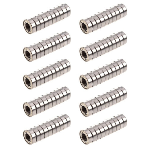 100 Pcs 698Z 8 X 19 X 6mm Simple Rangee Scelle de Roulements Rigides A Billes