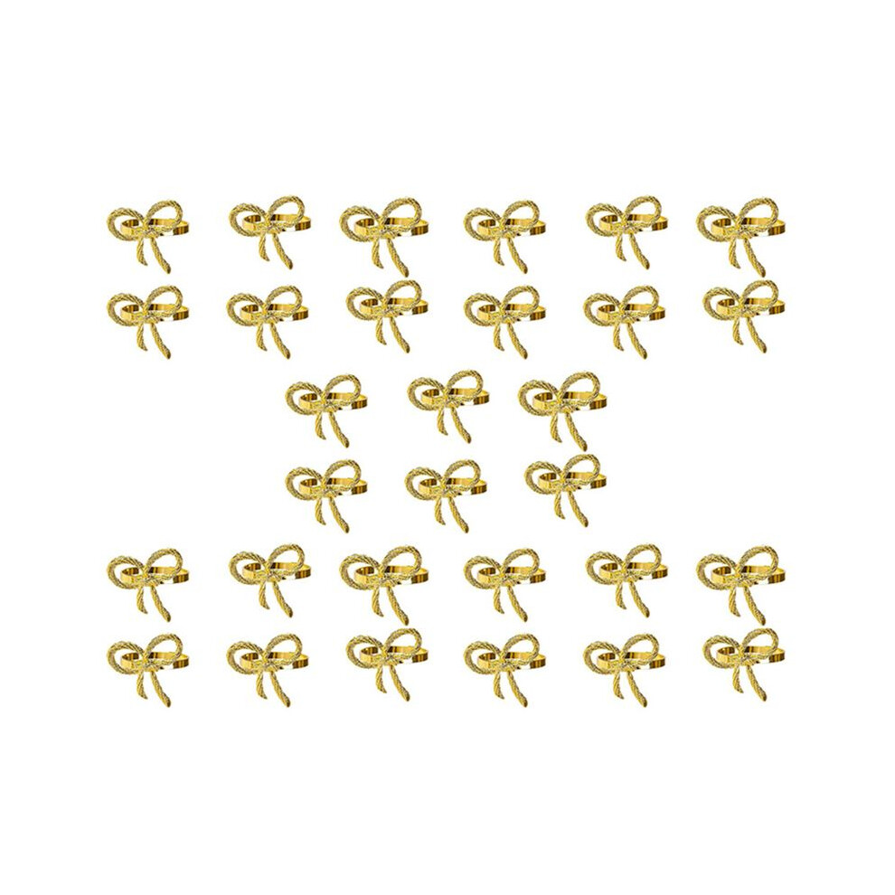 Butterfly Napkins Rings Set of 30, Gold Napkin Rings Holder for Wedding Christmas Family Gathering Table Decoration.-image-OPC-PPFNDTD-NEW