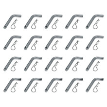 20X Pin y Clip de Enganche de Remolque Enganche de Remolque de Servicio Pesado de 5/8 Pulgadas de Diámetro para Montaje de Bola de Enganche Receptor