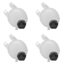 4X 9800777280 Butelka Zbiornika Wyrównawczego Płynu Chłodzącego z Zakrętką do 207 208 2008 301 Vti C2 C3 C4 DS3