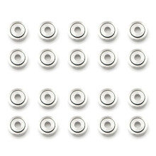 20 Pièces Séries 681ZZ Miniature  Roulements à Billes Métal Ouvert Micro-Roulement 1X3X1Mm
