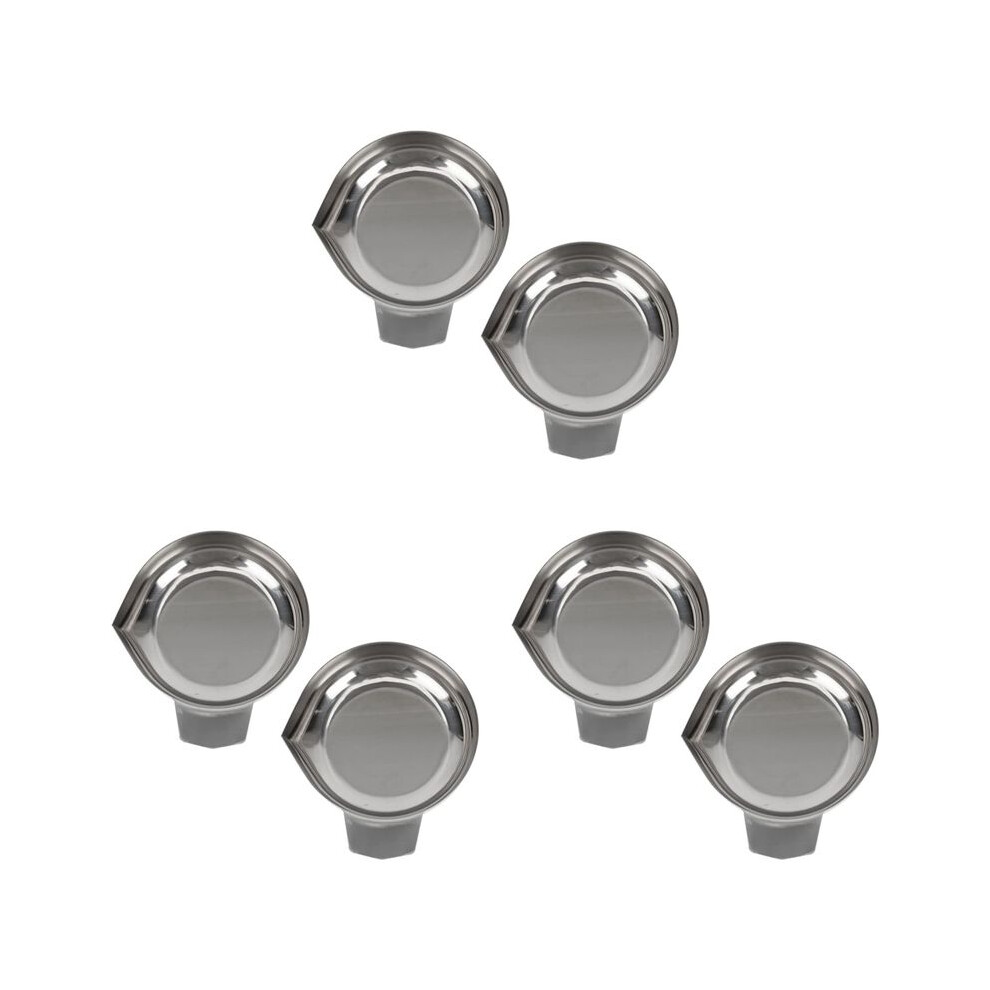 Weigh Boats Scale 6Pcs Weighing Boats Stainless Steel Scale Tray Weighing Plate Lab Dish Containers Weight Tray 6031562287428