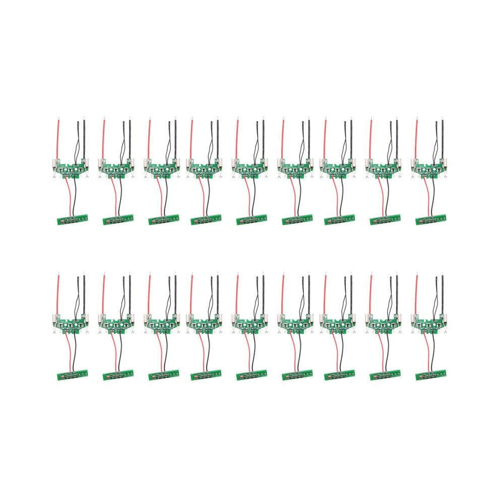 18Pcs Bat610 18V Lithium-Ion Battery Pcb Charging Protection Circuit Board For Boschs 18V Li-Ion Battery 6031478306244
