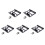 5X Double Layer SSD Metal Frame 2.5 to 3.5 Internal Mounting Computer SSD Hard Drive Dual Desktop Converter Bracket 1