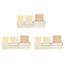 9 Pcs Flat Paddle Paint Brush Set,Wide Paint Brush Large Paint Brush 3/4/5 Inch Paint Brush for Oil and Acrylic Paints