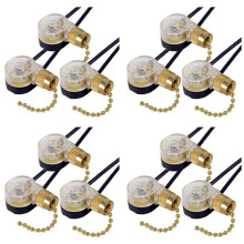 12Pack Ceiling Fan Light  ZE-109 Fan  Ceiling Pull Chain  Replacement (Brass)