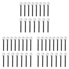 45 Pack Speelgoed Microfoon Stage Mic Zilver Glitter Microfoon voor Cosplay Stage  Rock Star Prop Karaoke Thema Party