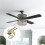 12Pack Ceiling Fan Light  ZE-109 Fan  Ceiling Pull Chain  Replacement (Brass) 2
