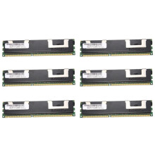 6X 4 Gb Ddr3 Speicher Ram Pc3-10600R 1333 Mhz 2Rx4 1,5 V Ecc 240-Pin Server Ram Mt36Jszf512772Pz