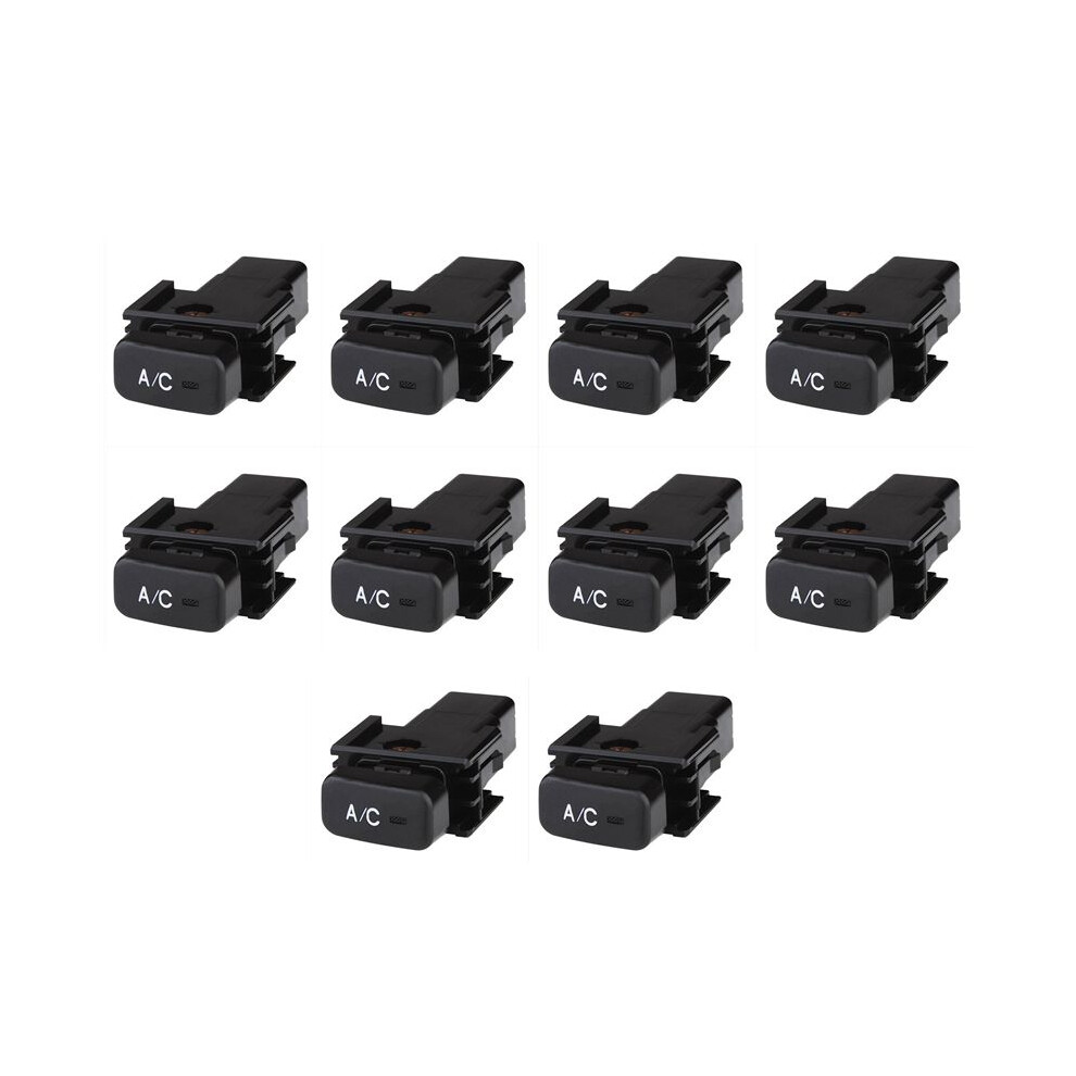 10X 84660-0K010 84660-71010 Car A/C Air Button For Hilux Vigo 2004-2015 846600K010 8466071010 Black 6033425518373
