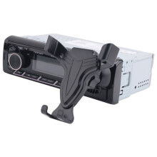 Car Radio Single Din Car Stereo, 1 Din Car Audio with Phone Holder, Support FM/MP3/AUX/USB/TF Card