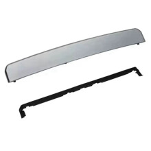 Bil Främre Central Askkoppsskydd Push-Pull Bright Strip Chrome Silver och Svart Clip för A6L C7 2012-2018