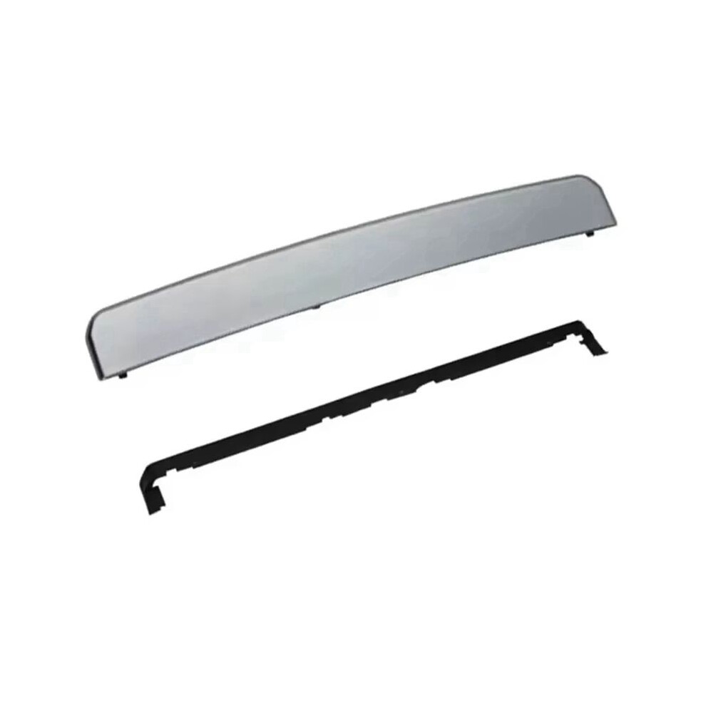 Car Front Central Ashtray Cover Push-Pull Bright Strip Chrome Silver and Black Clip for  A6L C7 2012-2018