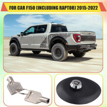 Für F150 Raptor 2015-2022, Abschließbarer Tankdeckel mit Abschließbarem Tankstopfen BU5Z-9C-268A, BU5Z-9C-268B