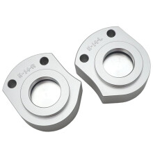 Motorfiets Stuurverhogers Pads voor  ZX14R voor  ZZR1400 2006-2018 Moto Stuurverhogers Pad Onderdelen Zilver