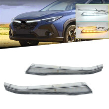 Für Crosstrek 2023-2025 Kühlergrillleuchten DRL Tagfahrlicht Nebelscheinwerfer mit Blinkern