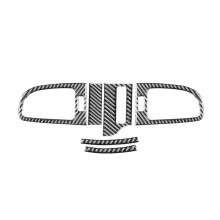 Para  Silverado 2007-2013, Marco de Ventilación de Salida de Aire Lateral del Tablero de Instrumentos de Fibra de Carbono, Embellecedor,
