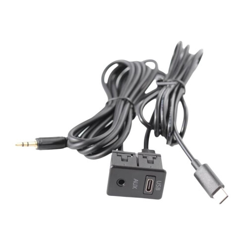 Bil Android Navigationsmaskin AUX-Panel TYPE-C+AUX-Ingång USB-C+AUX-Gränssnittspanel Panel för Förlängningskabeladapter