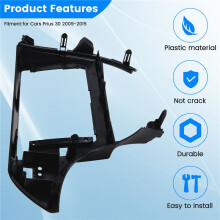 10 Pollici per Prius 30 2009-2015 RHD Autoradio Unità Principale Android Stereo MP5 2 Din Pannello Telaio Fascia Installazione