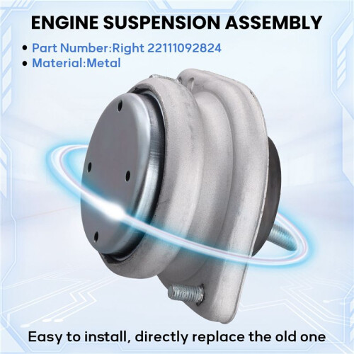 Engine Mounting Mount for  E38 E39 750i 7.5i 535i Engine Mount Assembly Right 22111092824 1