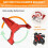 Motorcycle Accessories Stabilizer Steering Damper Mounting Bracket Kit Damper Kit for  MT-09 MT09 2024 2025 Red 4