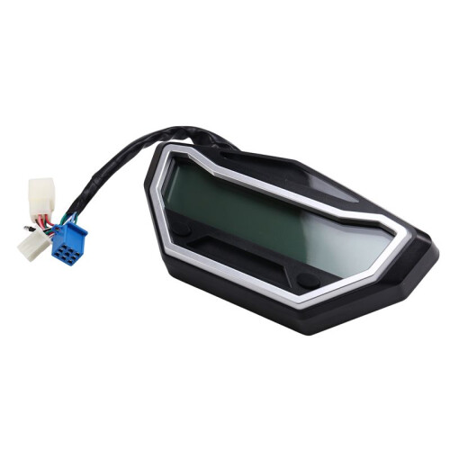New Motorcycle Modified Gauge Adjustable 7-Colour HD LCD Display -Cycling Bike Code Meter Speedometer 1