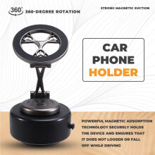 Magnetische Autotelefonhalterung, 360 Drehbar, Vakuumadsorption, Starker Magnet, Universelle Saughalterung für Navigationstelefone
