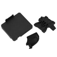 Mejoras para coches RC Crawler ZD Racing MX07, cubierta de engranajes del motor y soporte del ESC de plástico duradero, ligero y de fácil