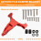 Motorcycle Accessories Stabilizer Steering Damper Mounting Bracket Kit Damper Kit for  MT-09 MT09 2024 2025 Red 2