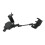Left Front Height Sensor Bracket FR3Z-3C097-B for  Mustang 2015-2019 Headlight Level Sensor FR3Z-3C097-E FR3Z3C097B 1