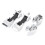 Chrome Hood Catch Kit  Locking Bracket Holder for   JK 2007-2017 Accessories 1