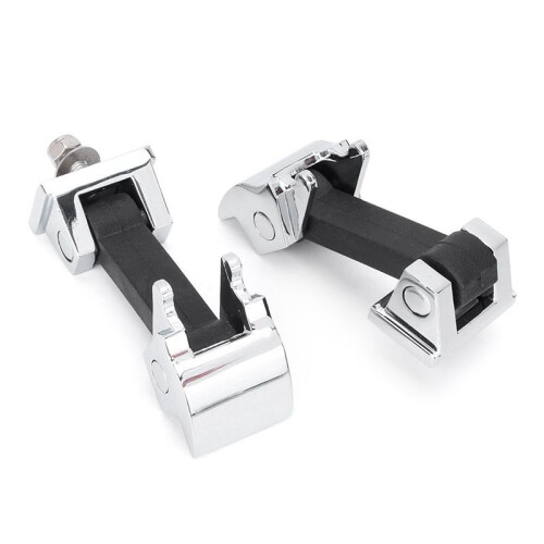 Chrome Hood Catch Kit  Locking Bracket Holder for   JK 2007-2017 Accessories 2