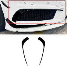 Spoiler de Pare-Chocs Avant de Voiture, Spoiler de Phare Antibrouillard, Garniture de Couverture pour - Classe A W176 AMG 2013-2015 B