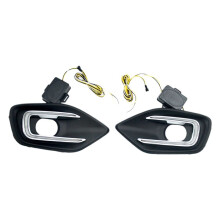 Luces LED de Circulación Diurna para Swift 2024 2025 DRL Luces Antiniebla con Señal de Dinámica Accesorios Blancos y Amarillos