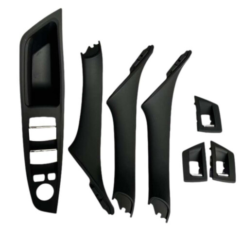 Car Inner Door Panel Handle Pull Trim Set 51417225873 for  5 Series F10 2010-2016 Inner Armrest Handle 2