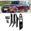 Car Inner Door Panel Handle Pull Trim Set 51417225873 for  5 Series F10 2010-2016 Inner Armrest Handle 6